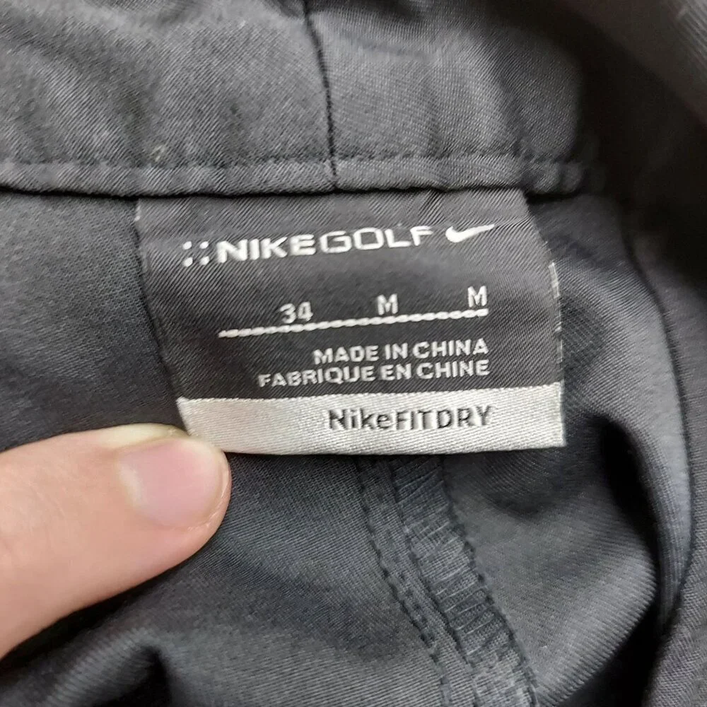 Nike‎ Golf Mens FITDRY Black Performance Shorts Size 34